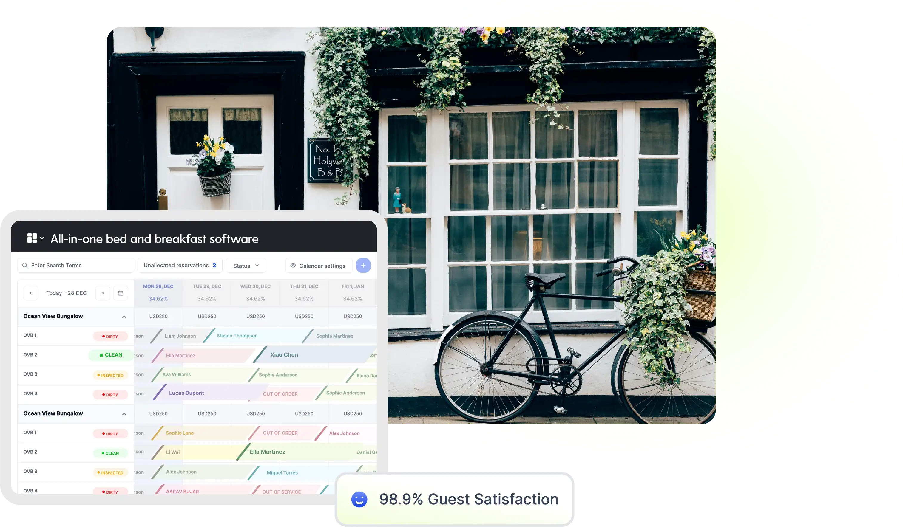 Simple, Smart, and Powerful Bed and Breakfast Software